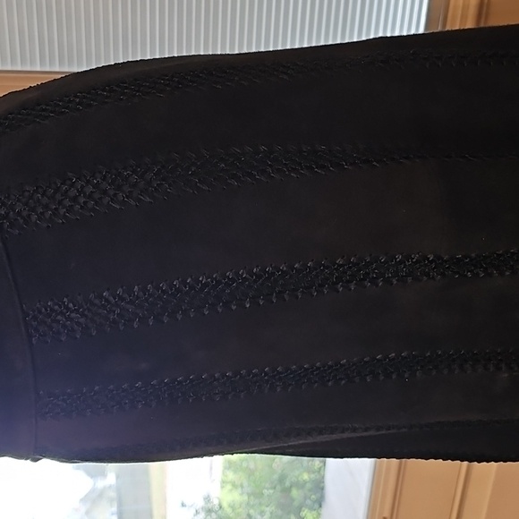 Black Leather Maxi Skirt - Picture 3 of 9